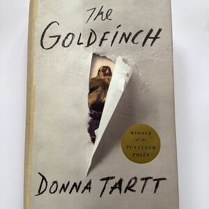 Hardcover copy of The Goldfinch by Donna Tartt